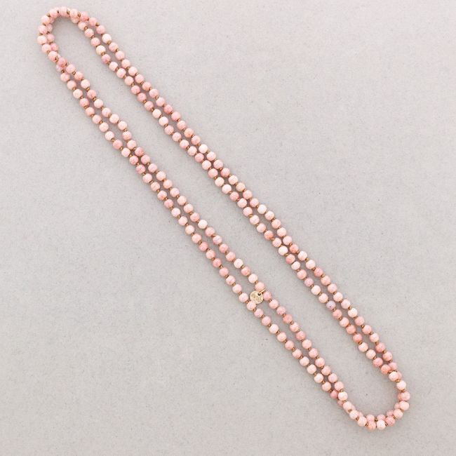COLLAR LARGO NUDOS BOLAS RESINA 1,5M*6MM