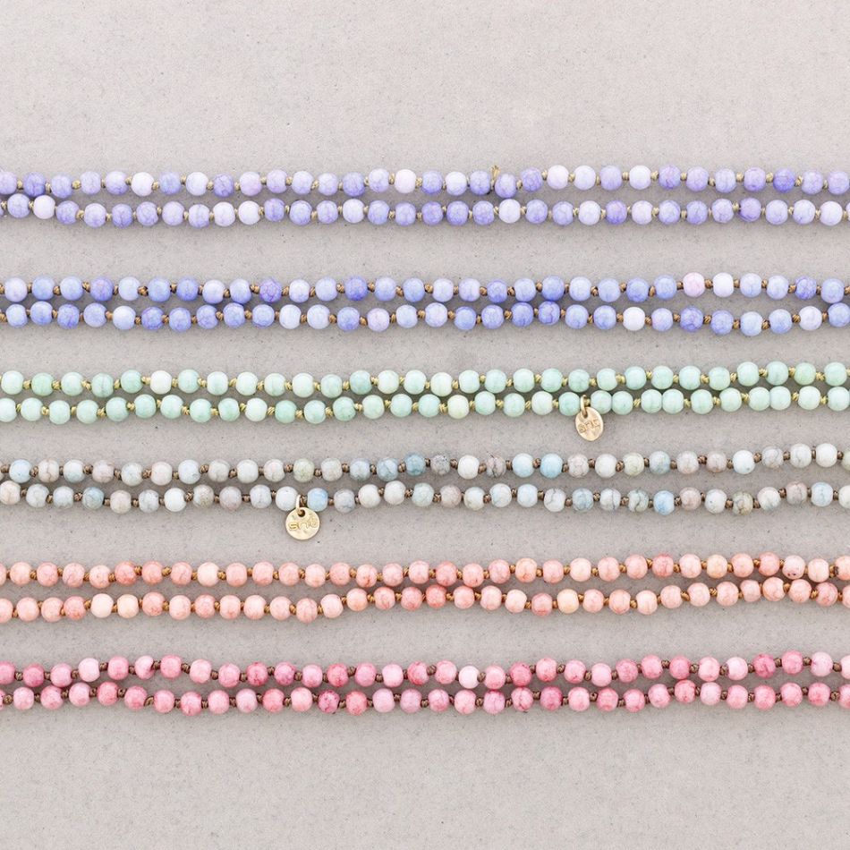 COLLAR LARGO NUDOS BOLAS RESINA 1,5M*6MM