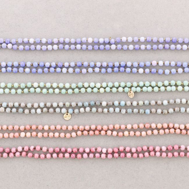 COLLAR LARGO NUDOS BOLAS RESINA 1,5M*6MM