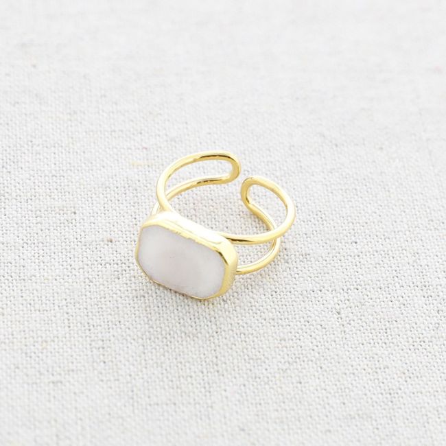 ANILLO ACERO PIEDRA