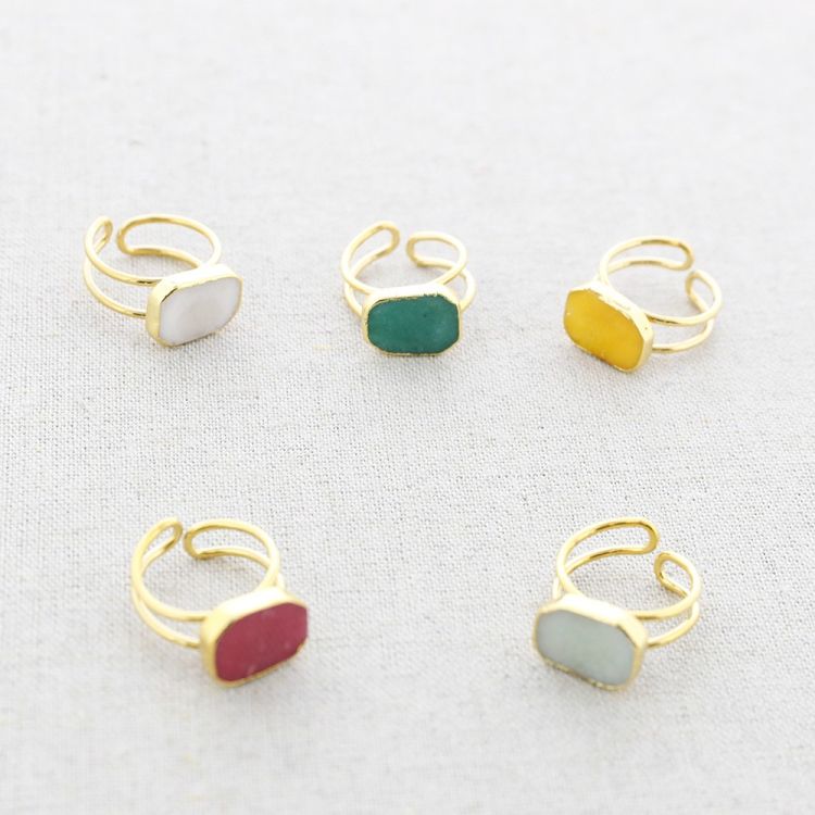 ANILLO ACERO PIEDRA 2