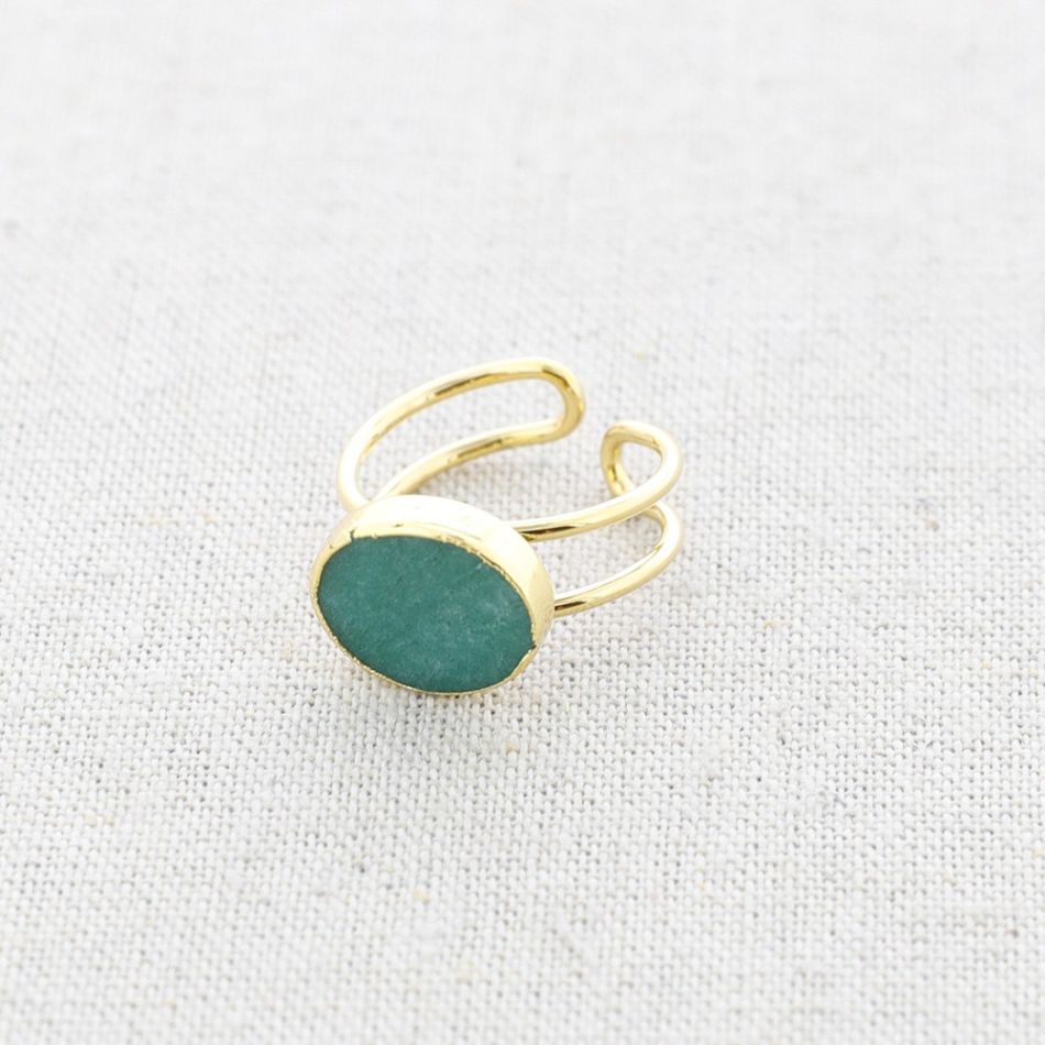 ANILLO ACERO PIEDRA