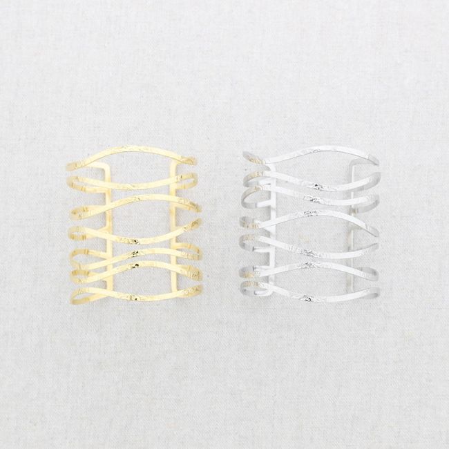 ADJUSTABLE FILIGREE STEEL BRACELET