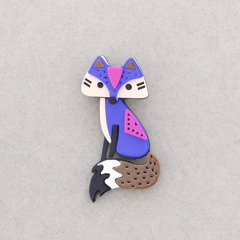 BROCHE RESINA ZORRO