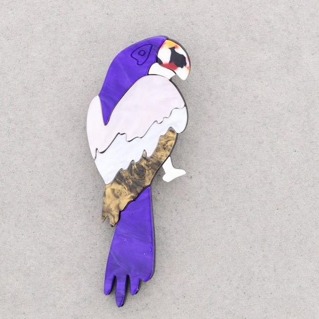 BROCHE RESINA LORO