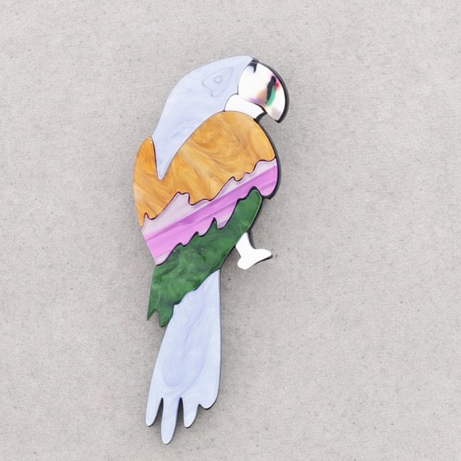 BROCHE RESINA LORO