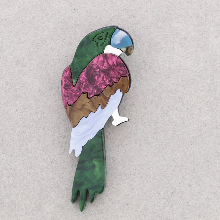 BROCHE RESINA LORO
