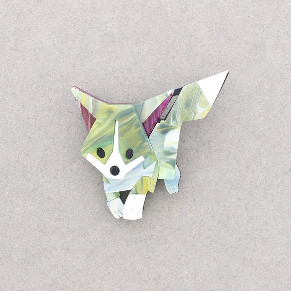 PUPPY RESIN BROOCH