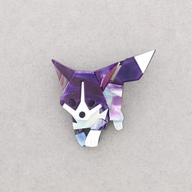 BROCHE RESINA PERRITO