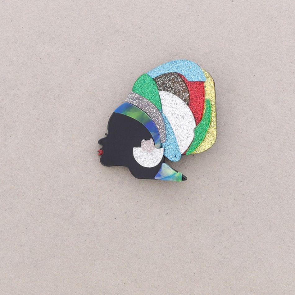 BROCHE RESINA MUJER