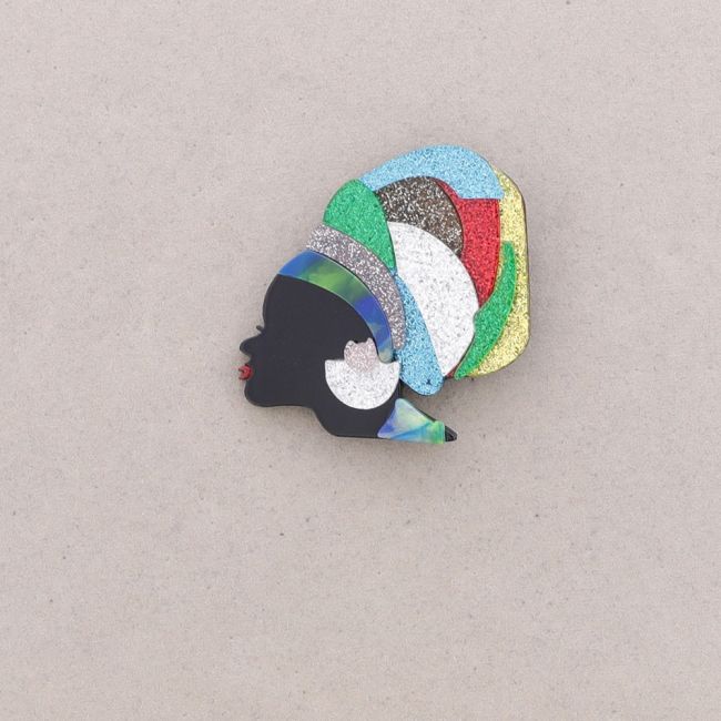 BROCHE RESINA MUJER