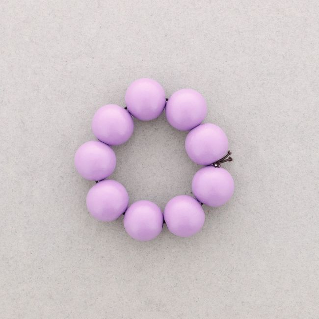 PULSERA ELÁSTICA BOLAS MADERA