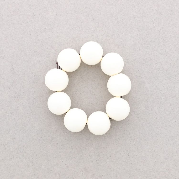 PULSERA ELÁSTICA BOLAS MADERA