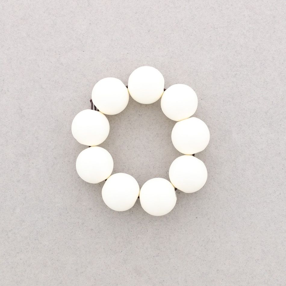 PULSERA ELÁSTICA BOLAS MADERA