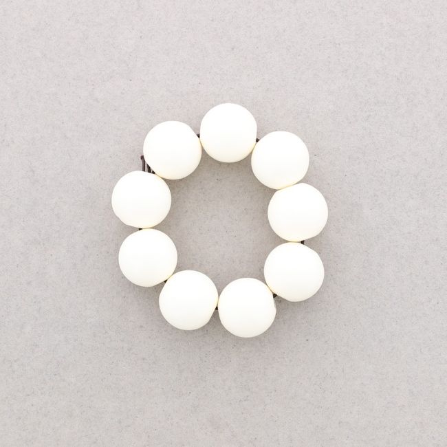 PULSERA ELÁSTICA BOLAS MADERA