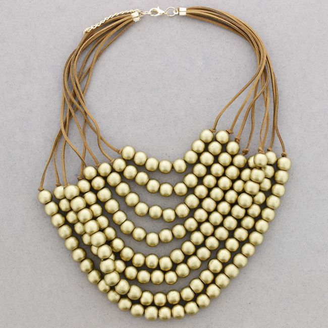 COLLAR BABERO BOLAS MADERA