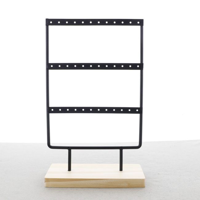 EARRING METAL DISPLAY STAND 3 LEVELS 15*24