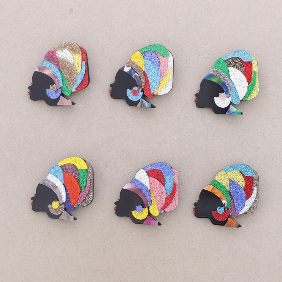 BROCHE RESINA MUJER