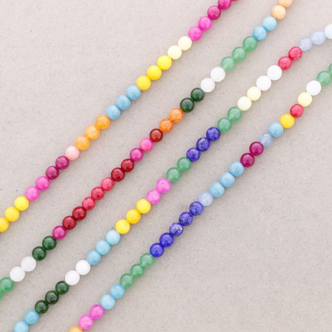 COLORED STONES NECKLACE