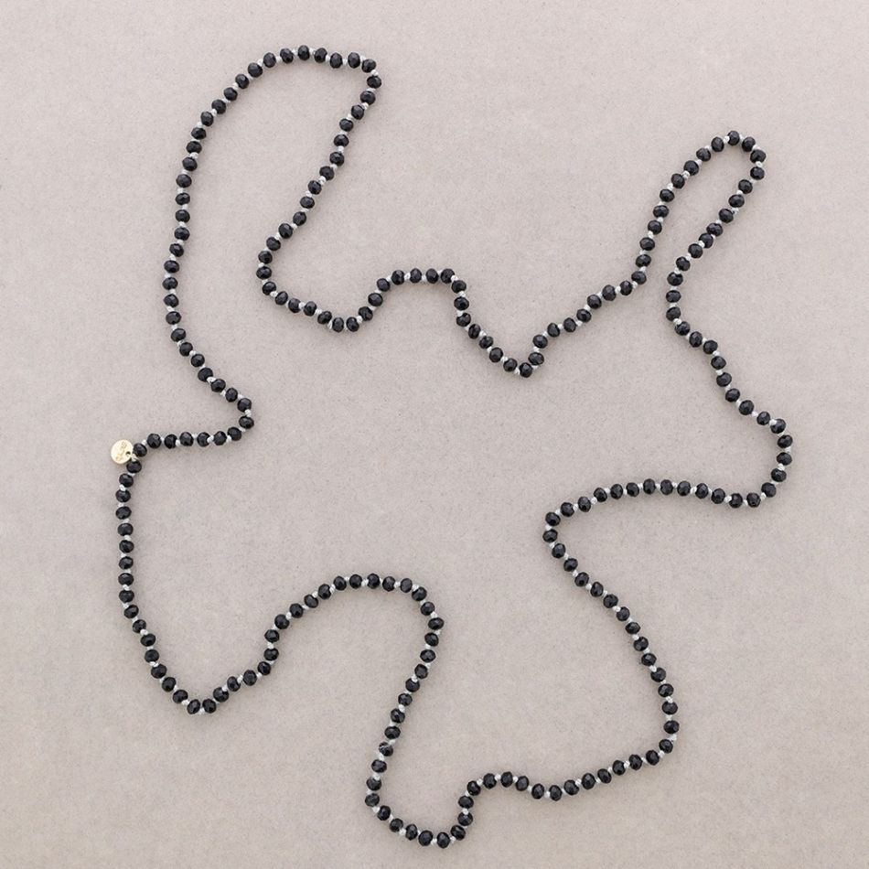 LONG CRYSTAL NECKLACE 1.5Mx6MM
