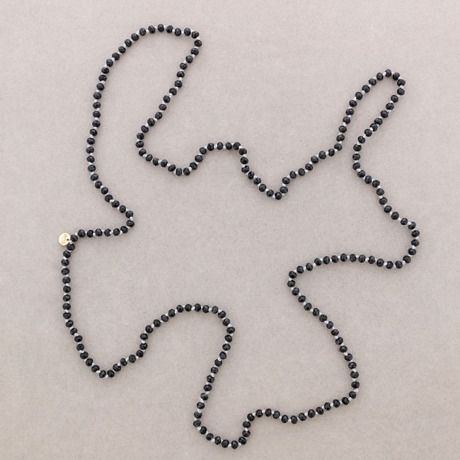 LONG CRYSTAL NECKLACE 1.5Mx6MM