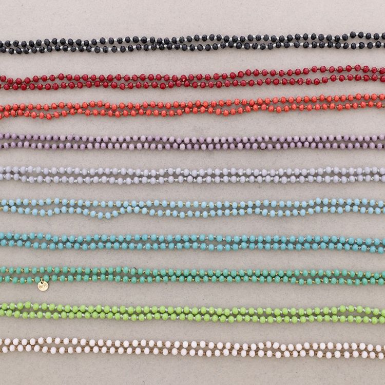 LONG CRYSTAL NECKLACE 1.5Mx6MM 2