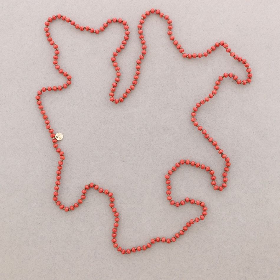 COLLAR LARGO CRISTALES 1.5Mx6MM