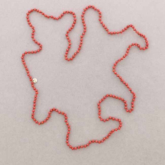 COLLAR LARGO CRISTALES 1.5Mx6MM