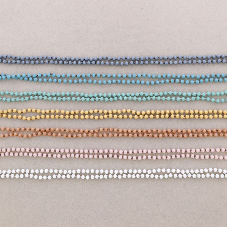 COLLAR LARGO CRISTALES 1.5Mx6MM 2