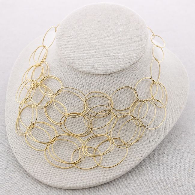 COLLAR BABERO ESLABONES ACERO