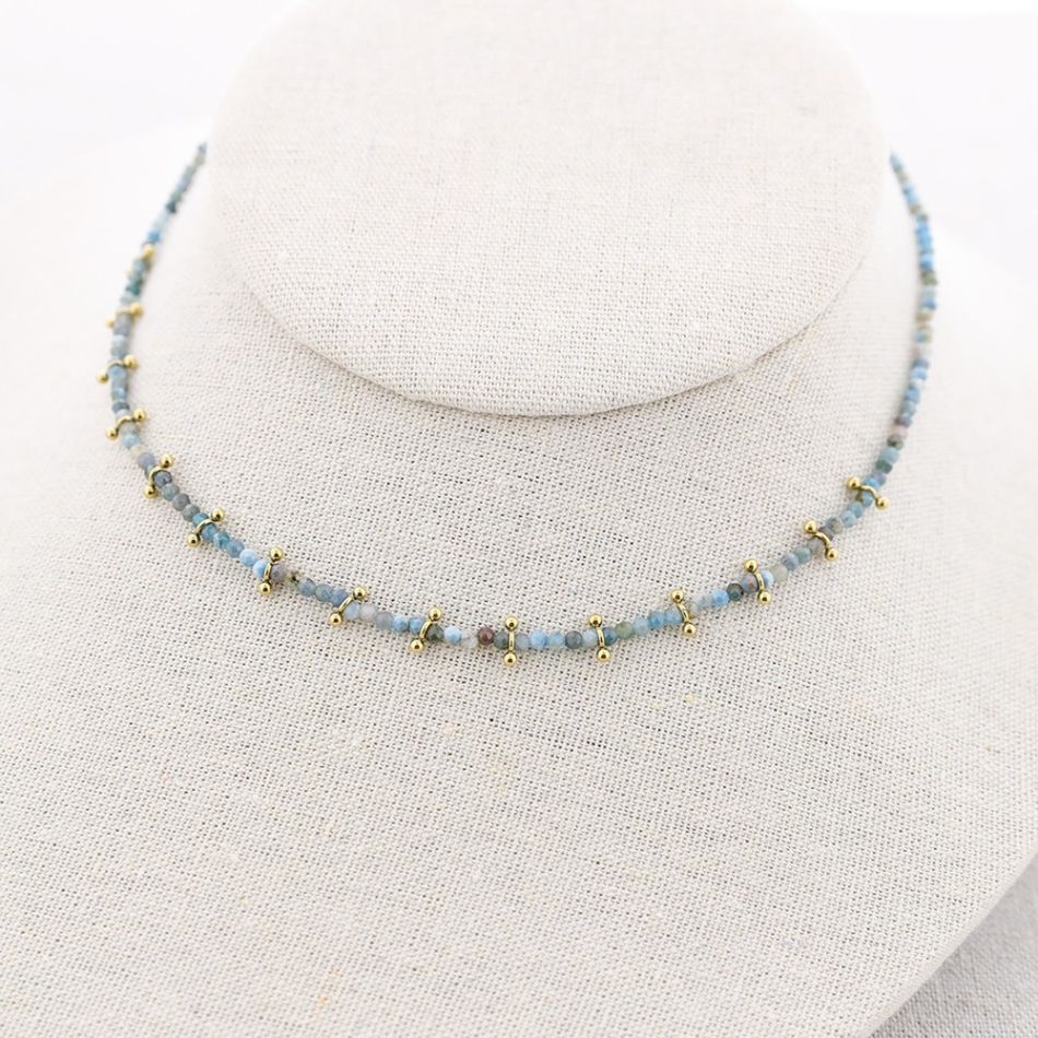STEEL BEADED NECKLACE