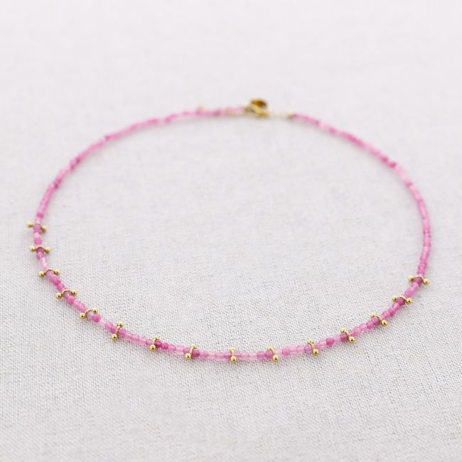 STEEL BEADED NECKLACE