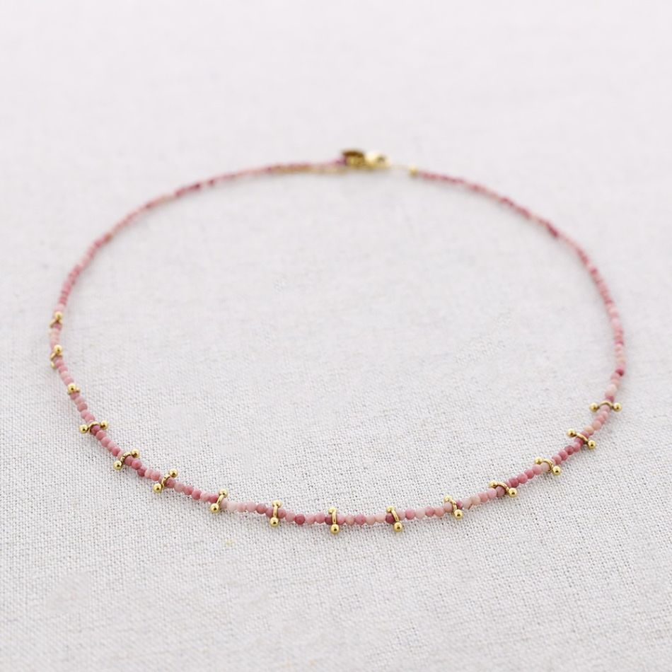 STEEL BEADED NECKLACE