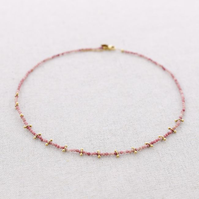 STEEL BEADED NECKLACE