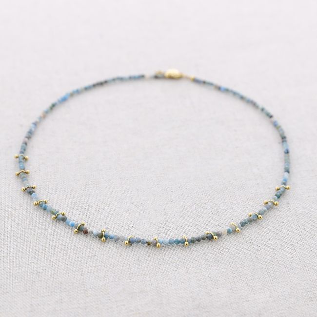 STEEL BEADED NECKLACE