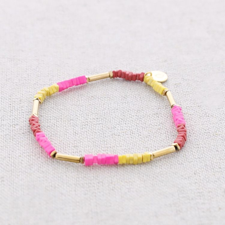 PULSERA ACERO ELÁSTICO FIMO