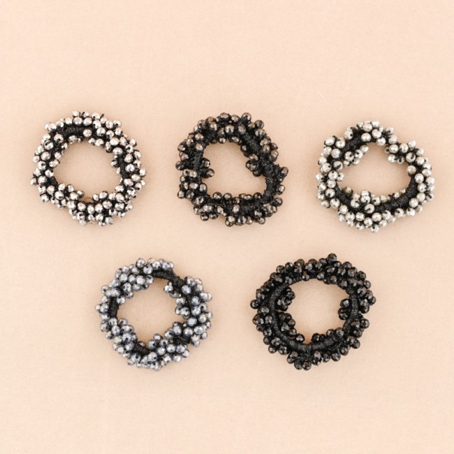 CROCHET CRYSTAL BALL SCRUNCHIE