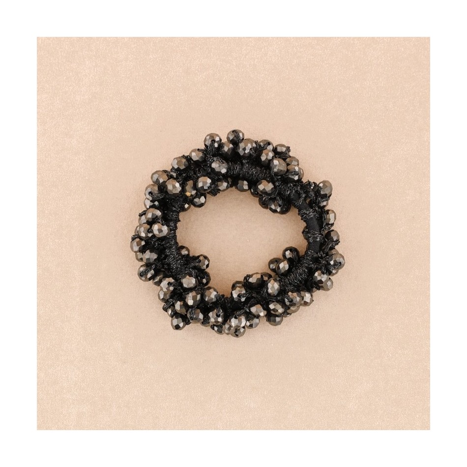 CROCHET CRYSTAL BALL SCRUNCHIE