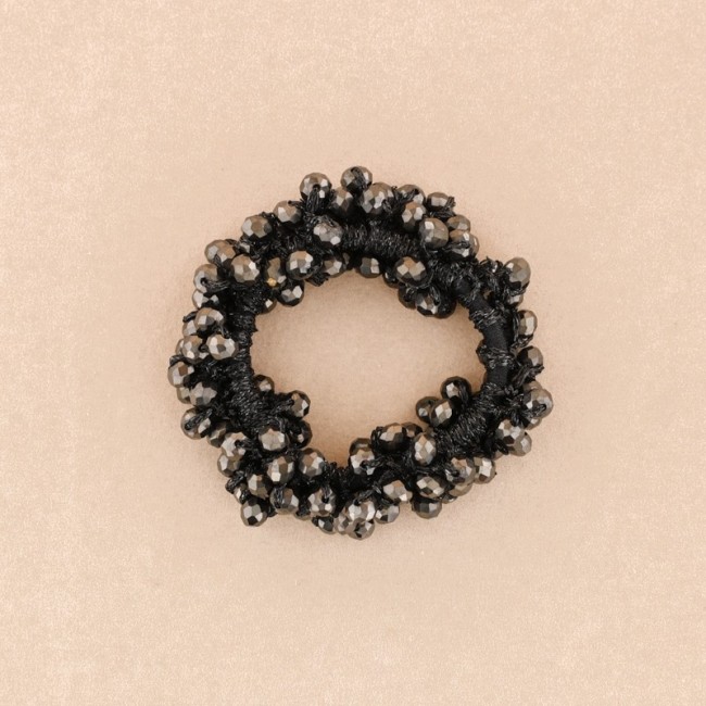 CROCHET CRYSTAL BALL SCRUNCHIE
