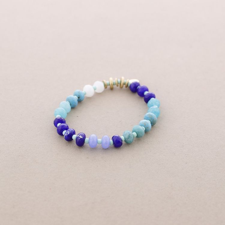 ELASTIC BRACELET WITH STONES BEADS