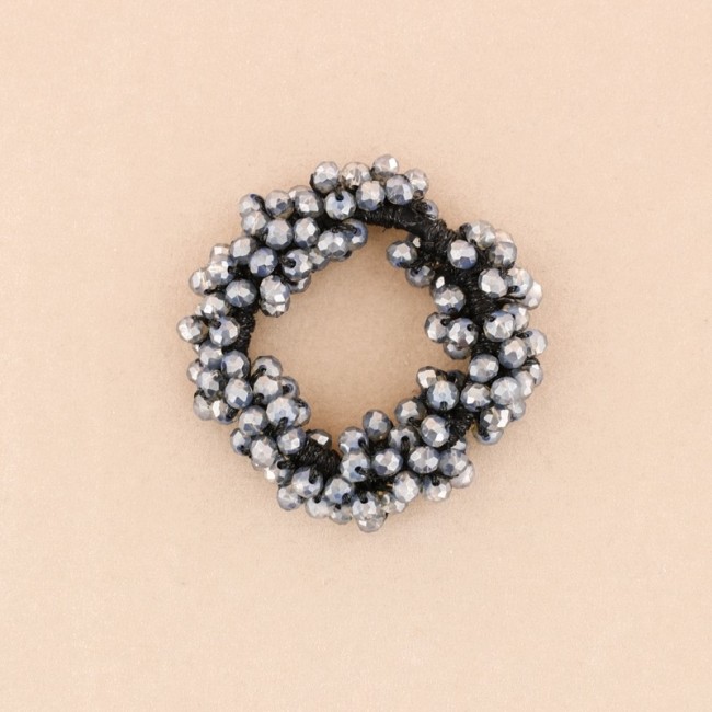 CROCHET CRYSTAL BALL SCRUNCHIE