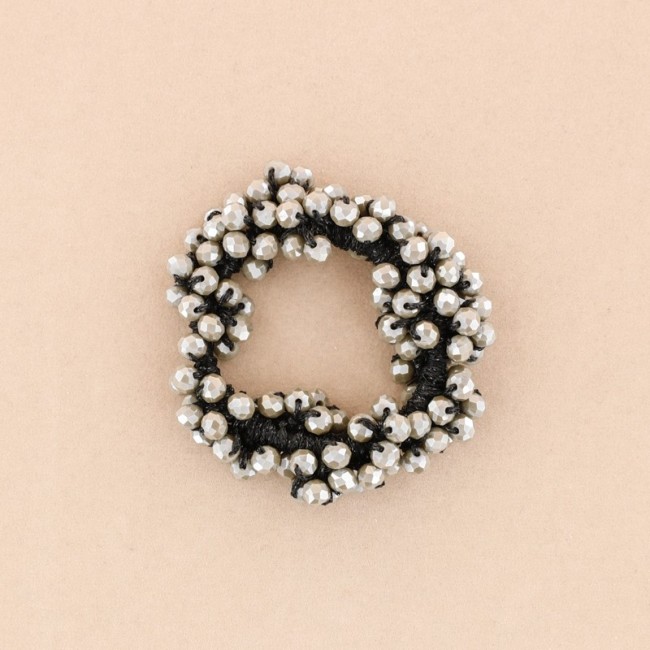 CROCHET CRYSTAL BALL SCRUNCHIE