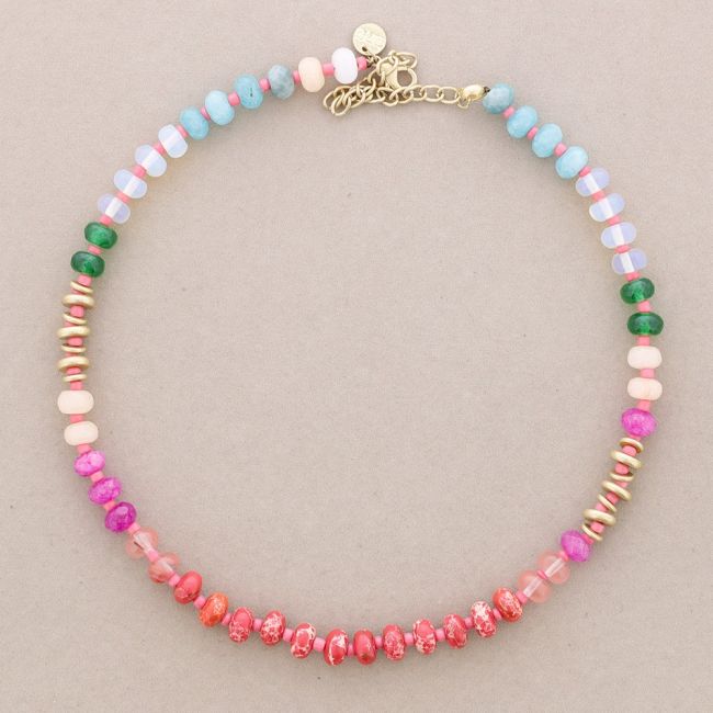 STONE BEADED NECKLACE