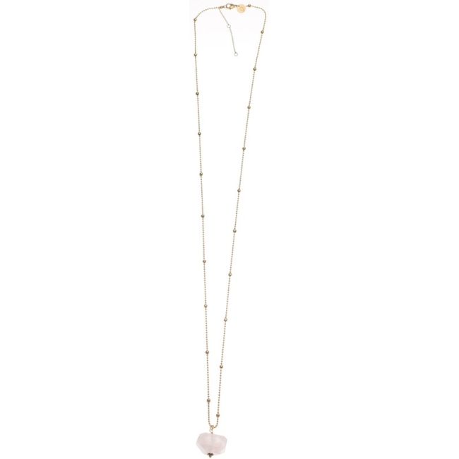 COLLAR ACERO COLGANTE PIEDRA