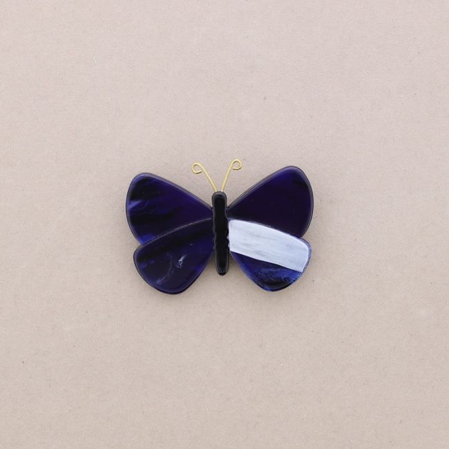 RESIN BUTTERFLY BROOCH