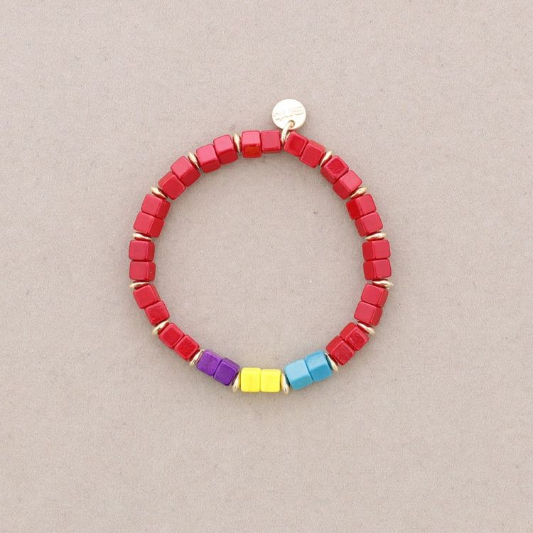 SQUARE STONES ELASTIC BRACELET 2