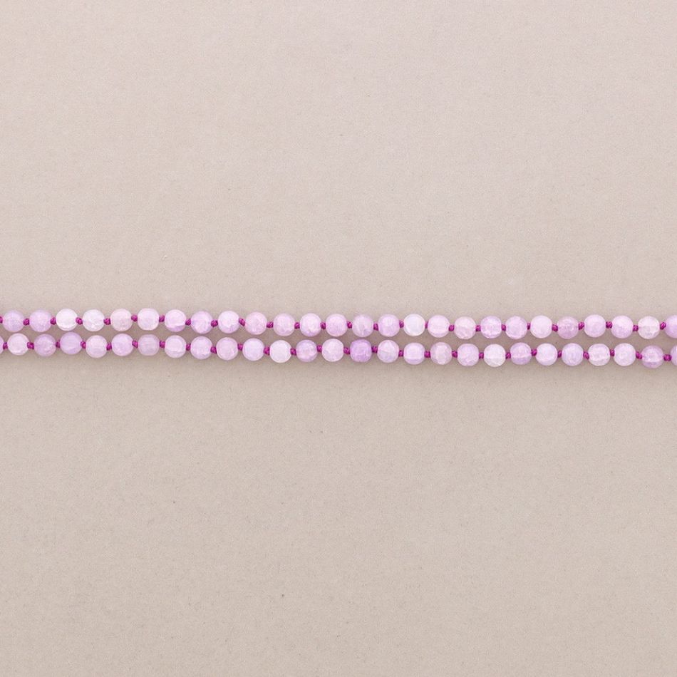 LONG NECKLACE KNOTS STONE BALLS 1.2M*8MM