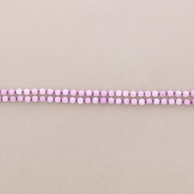 LONG NECKLACE KNOTS STONE BALLS 1.2M*8MM
