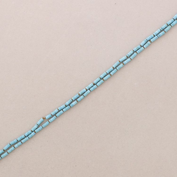 COLLAR LARGO NUDOS PIEDRAS 1.5M*4MM 2