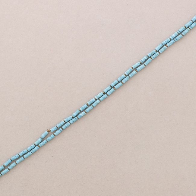 COLLAR LARGO NUDOS PIEDRAS 1.5M*4MM